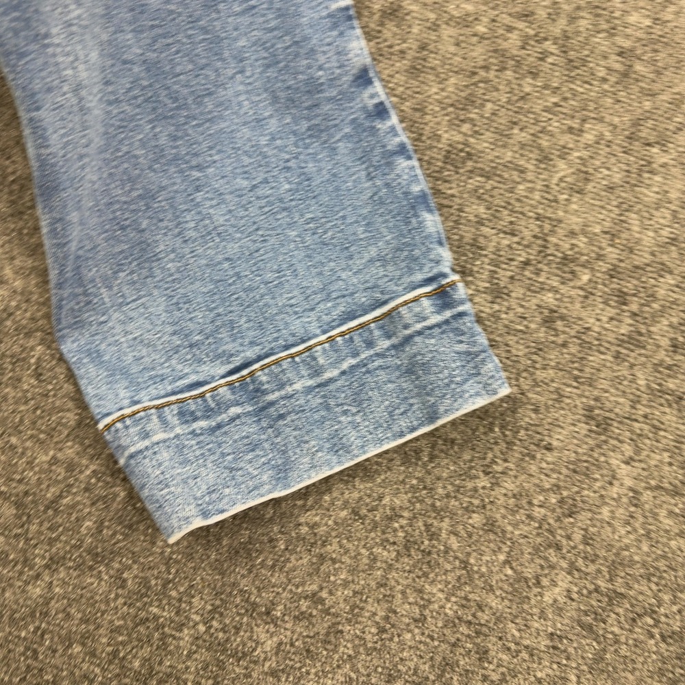 Bagatelle Collection Jeans Womens 26 Blue Cotton Wide Leg Patch Pockets Casual - Picture 7 of 8